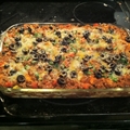 Mexican Lasagna with Black Beans and Corn