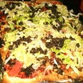 Mexican Pizza with Salsa