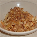 Microwave Honey Almond Apple Pie Alamode