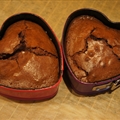 Mini Chocolate Heart Cakes
