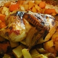 Moroccan-Style Roast Chicken with Vegetables
