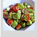 Mozzarella, Tomato and Avocado Salad 