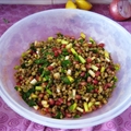 Mung Bean, Scallion And Pomegranate Salad