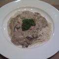 Mushroom stroganoff