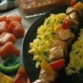 Mustard-Bourbon Pork Kabobs