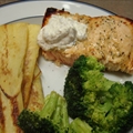 Nautico's Baked/Broiled Salmon with Dill Sauce