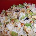 New Indonesian Rice Salad with Orange-sesame-cilantro Dressing