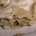 North Croatian Mushrooms and pasta casserole