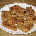 Oat and peanut butter crunchy biscuits