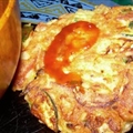 Okonomiyaki (Japanese style savory pancakes)	