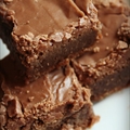 Old Fashioned Iced Brownies