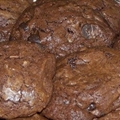 One Bowl Chocolate Brownie Cookies