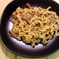 One Pot Mock Beef Stroganoff