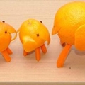 Orange Ele-Funs (Decoration)