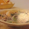 Orange Teriyaki Beef with noodles