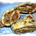 Oriental Meat Filled Pancakes