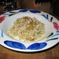 Orzo and Golden raison side