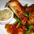 Oven Baked Chicken Breasts with White Wine & Mushroom Sauce