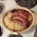 Oven grilled sausages