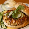 Pacific Rim Chicken Burgers and Ginger Mayonnaise