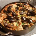 Paella (Spanish Chicken, Seafood Casserole)