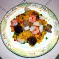 Paella with Saffron Rice ala Negri