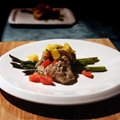 Pan Fried Monkfish with Mango-mint Salsa