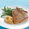 Pan-fried Pork Chops and Homemade Applesauce