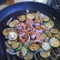 Pan Grilled Shrimp and Veggies