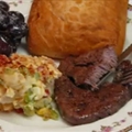 Pan-seared Garlic Filet Mignon Beef Steak