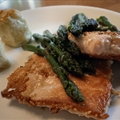 Pan-Seared Salmon with Sesame Seed Crust