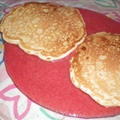 Pancakes in Strawberry Sauce