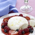 Panna Cotta with Balsamic Berries