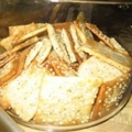 Parmesan Sesame Crackers