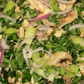 Parsley, Mushroom Salad (healthy, side)