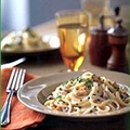 Pasta with creamy gorgonzola sauce