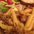 Pasta with Mushrooms and Turkey Sausage Pasta with Mushrooms and Turkey Sausage