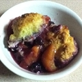 Peach and Blueberry Cobbler