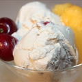 Peach and Cherry Ice Cream
