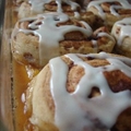 Peach Cobbler with Cinnamon-Swirl Biscuits
