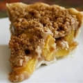 Peach Crumble Pie