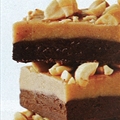 Peanut Butter and Dark Chocolate Fudge