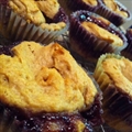 Peanut Butter-Jelly Cupcakes with Frosting