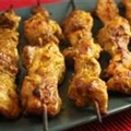 Peanut-Chicken Skewers