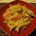 Penne with Peppers and Feta Cheese