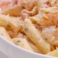 Penne with Shrimp & Herbed Cream Sauce
