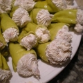 Peperoncini Stuffed with Smoked Salmon and Dill Cream