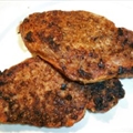 Pepper Rubbed Pork Chops