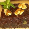 Persimmon and Chocolate Spice Cake with Walnuts