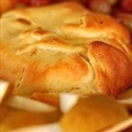Phyllo-Wrapped Brie with Apricot And Rosemary Chutney